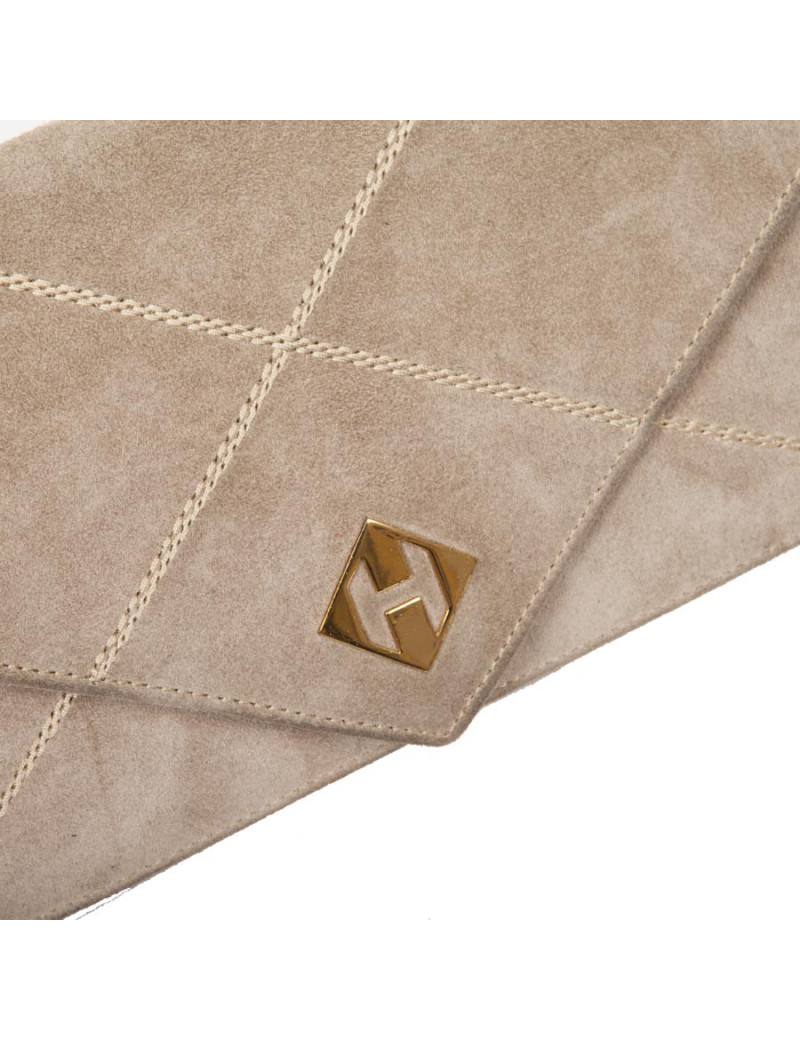 Mini sac HERMES Vintage daim naturel