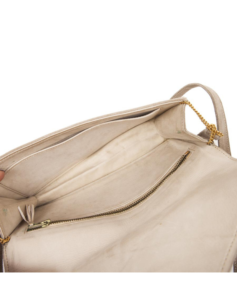 Mini sac HERMES Vintage daim naturel