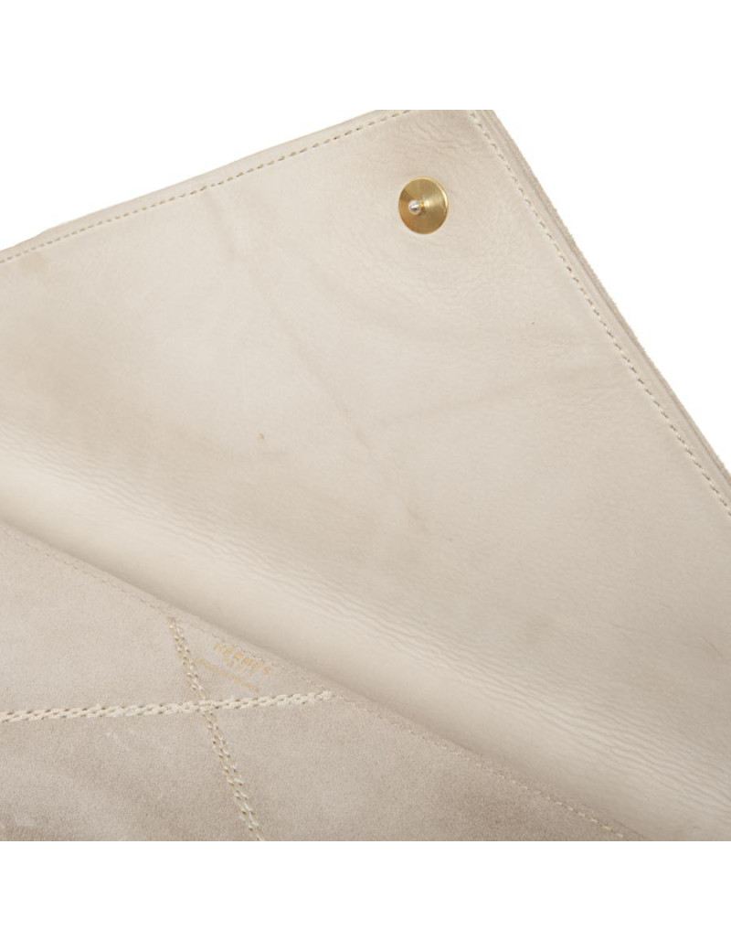 Mini sac HERMES Vintage daim naturel