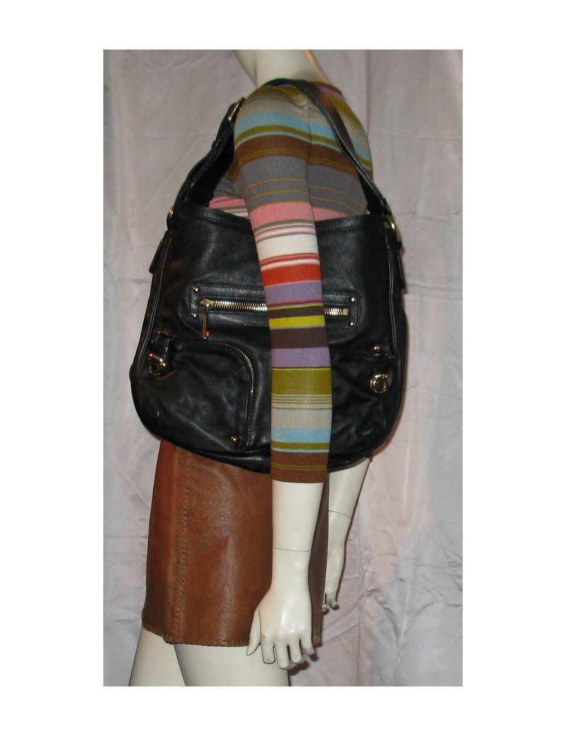 Sac MARC JACOBS en cuir noir