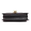Mini sac HERMES Vintage en cuir box noir