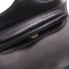 Mini sac HERMES Vintage en cuir box noir