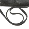 HERMES vintage clutch in black suede
