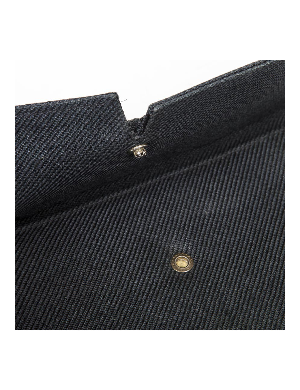 Pochette CHRISTIAN DIOR Vintage en tissu noir satiné