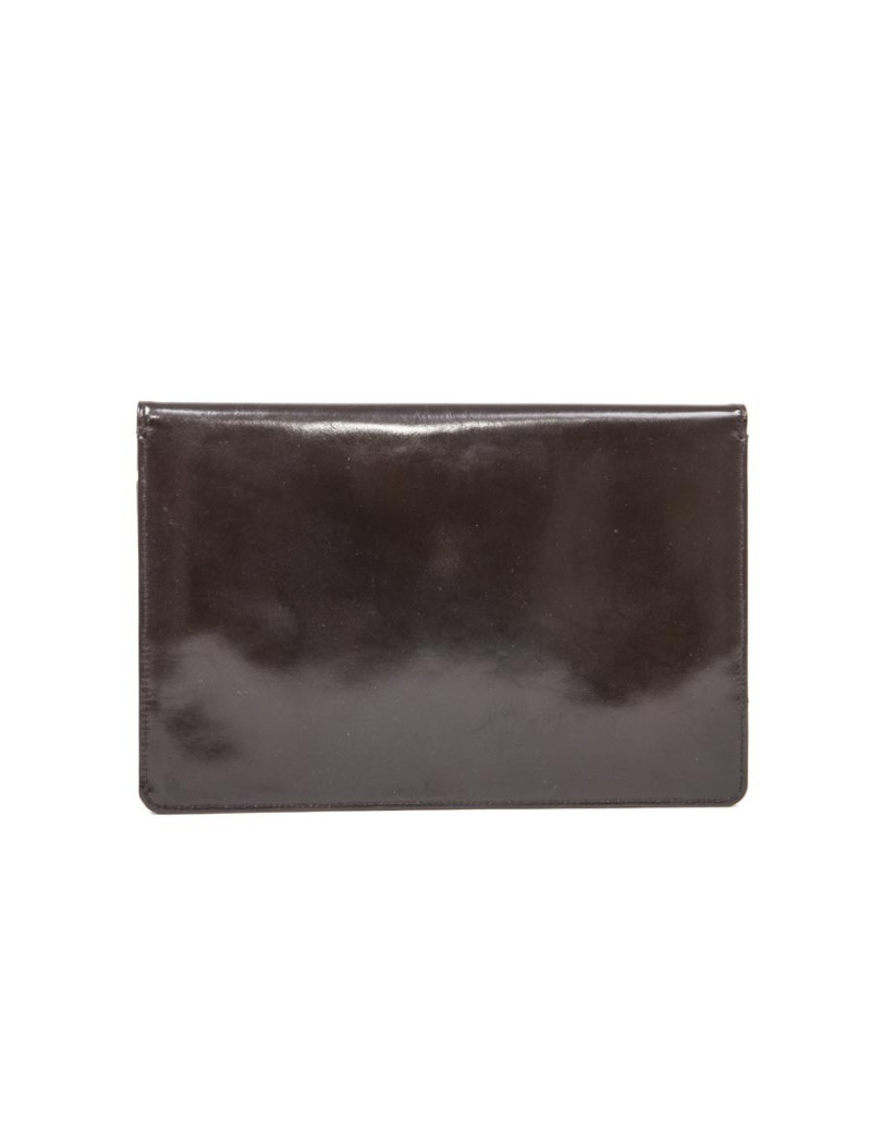 Pochette CHRISTIAN DIOR Vintage cuir verni marron