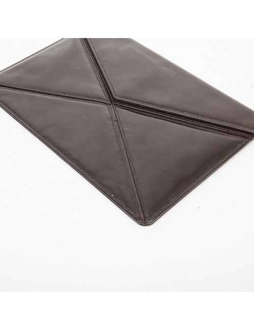 Pochette CHRISTIAN DIOR Vintage cuir verni marron