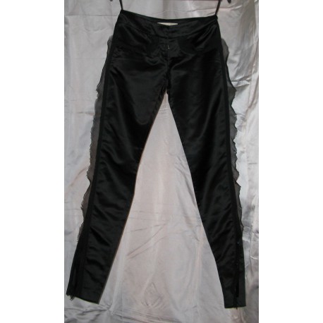 Pantalon STELLA McCARTNEY T38 en soie noire