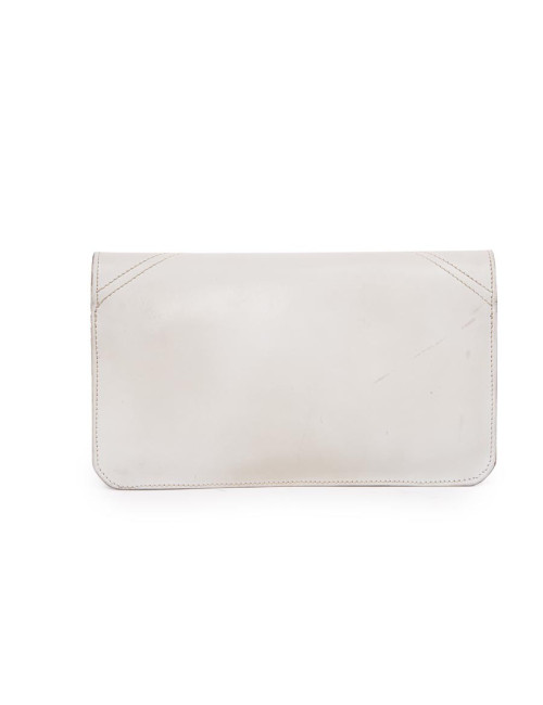 Sac sans marque en cuir blanc