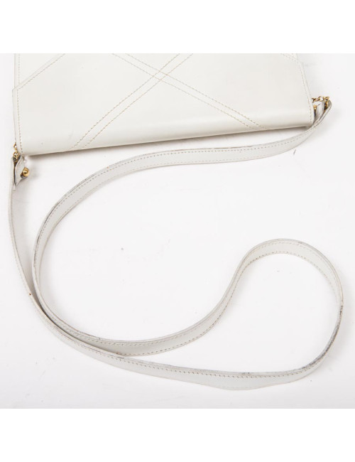 Sac sans marque en cuir blanc
