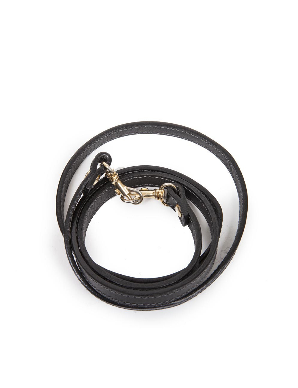 Mini sac COURREGES cuir grainé noir Vintage