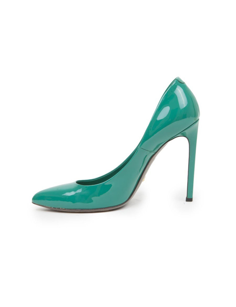 GUCCI pumps in green patent leather size 39.5EU