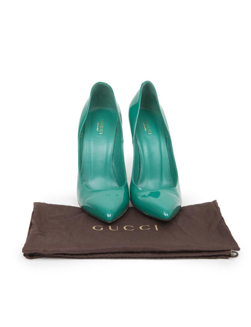 Escarpin GUCCI T 39.5 vert