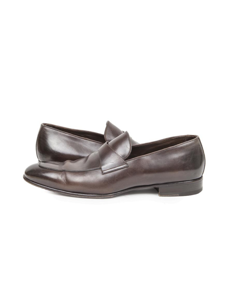 mocassins  TOM FORD T 46 en cuir marron glacé