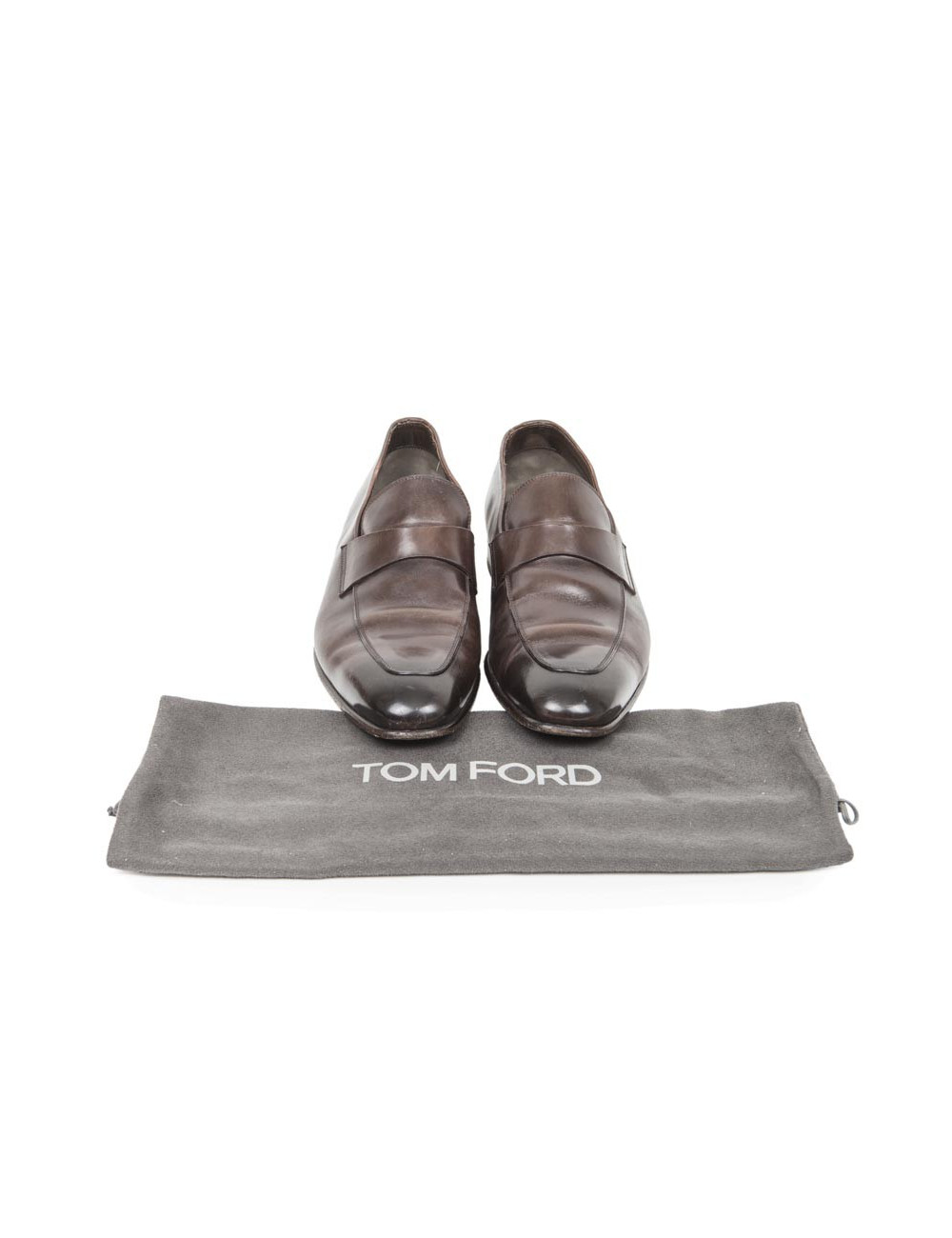 mocassins  TOM FORD T 46 en cuir marron glacé