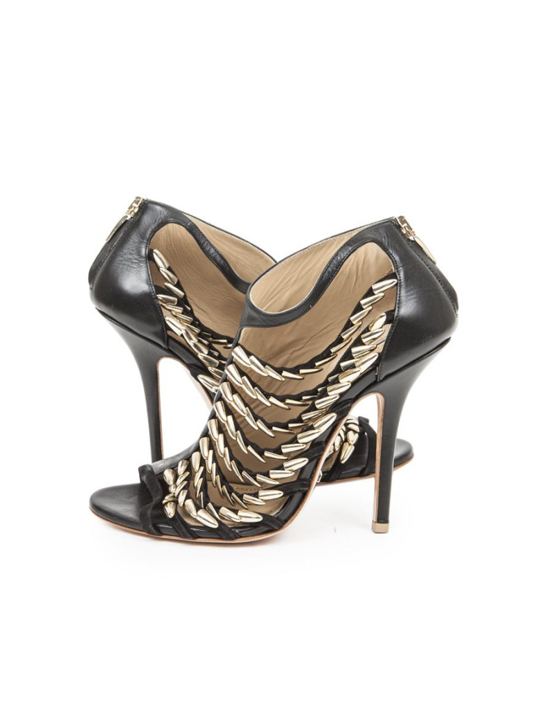 GREYMER closed pumps in black lamb leather size 38EU