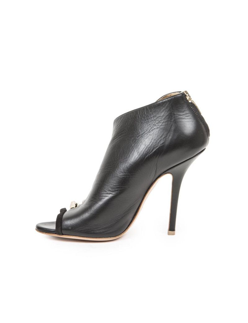 GREYMER closed pumps in black lamb leather size 38EU