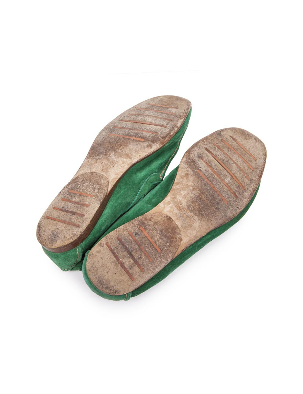 Mocassins Homme HERMES T 44 en daim vert
