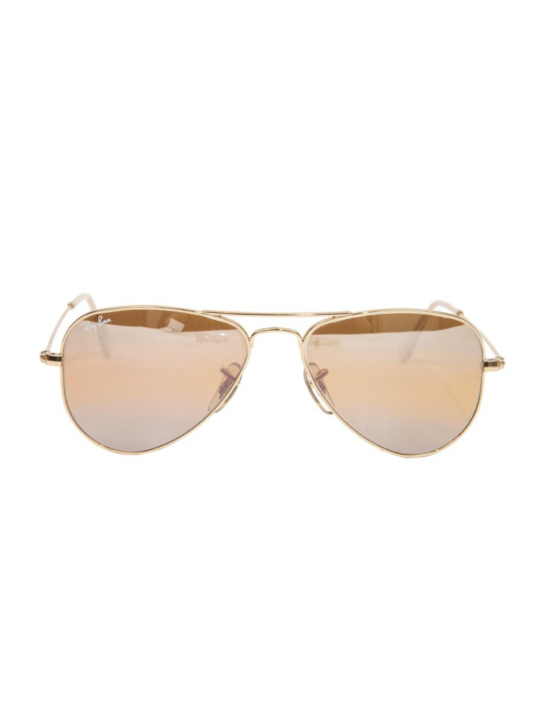 Lunettes de soleil RAY BAN en métal doré
