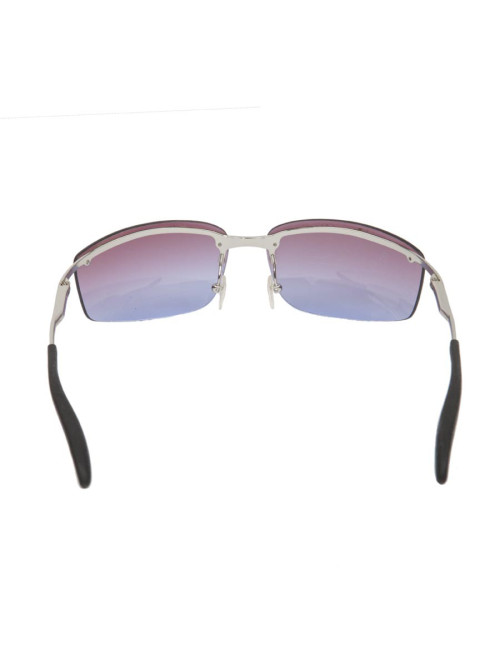 Lunettes de soleil DIESEL couleur argent et violet