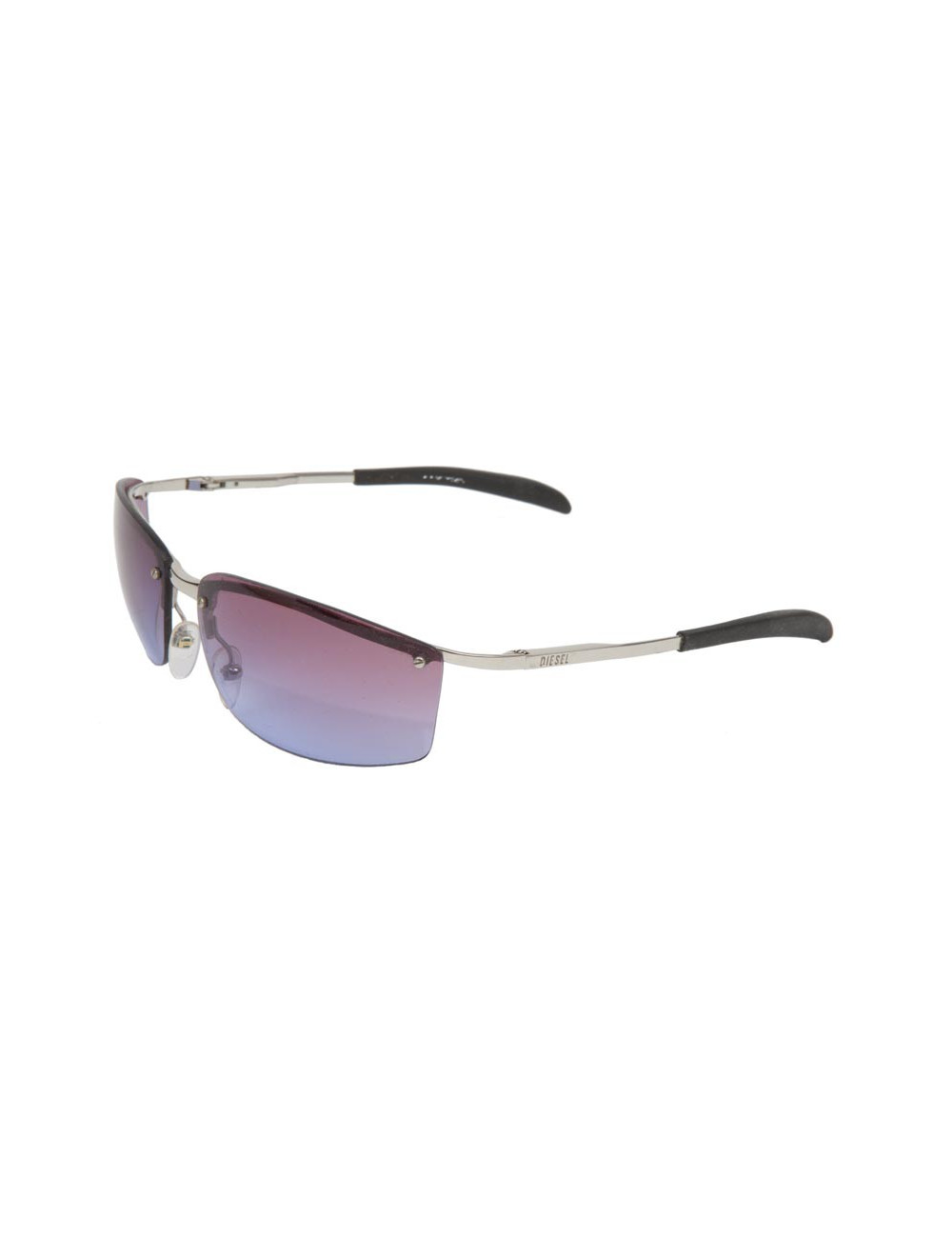 Lunettes de soleil DIESEL couleur argent et violet