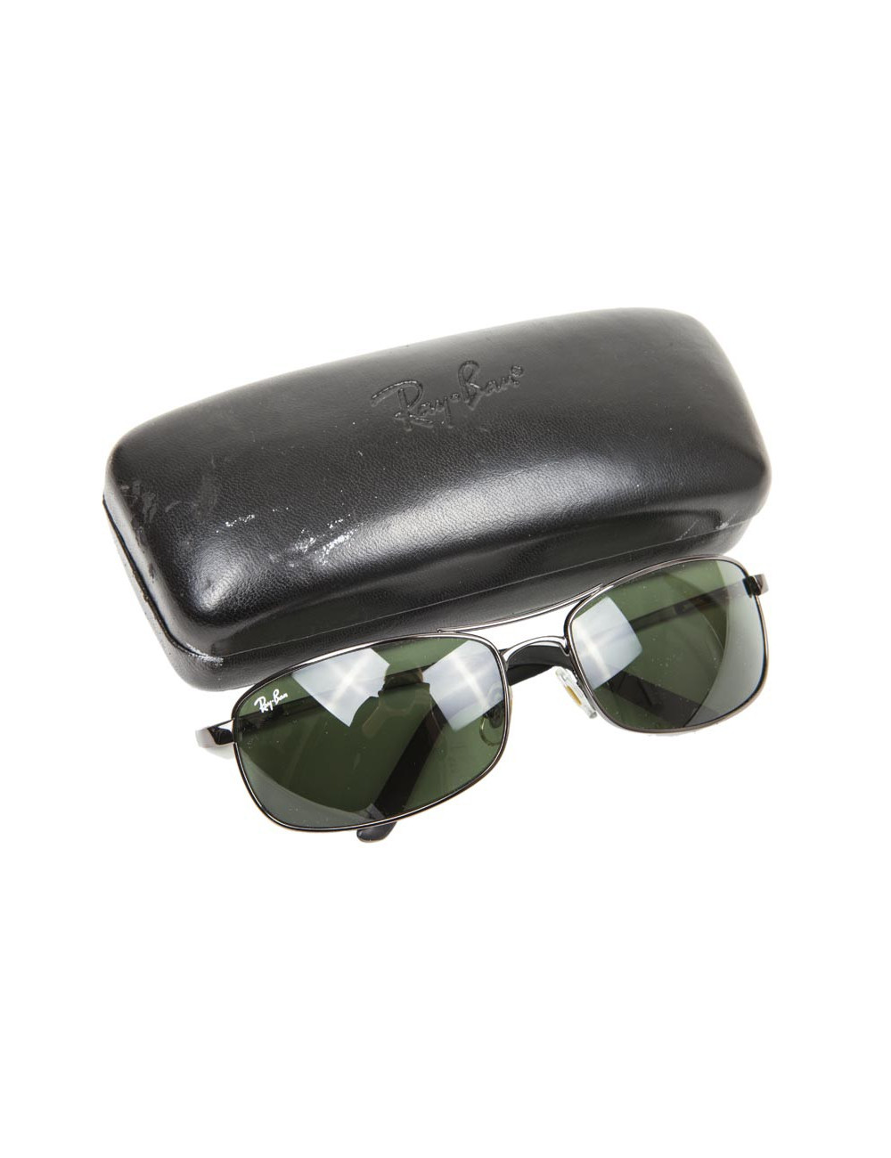 Lunettes de soleil RAY BAN en métal noir