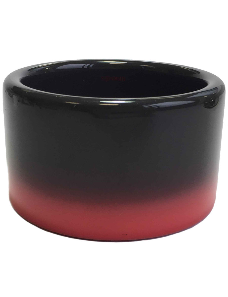 Bracelet HERMÈS en bois laqué rouge et gris