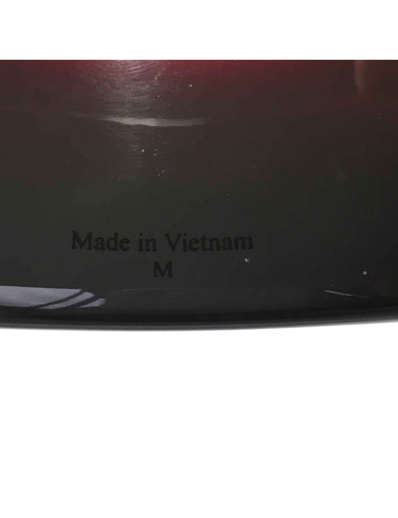 Bracelet HERMÈS en bois laqué rouge et gris