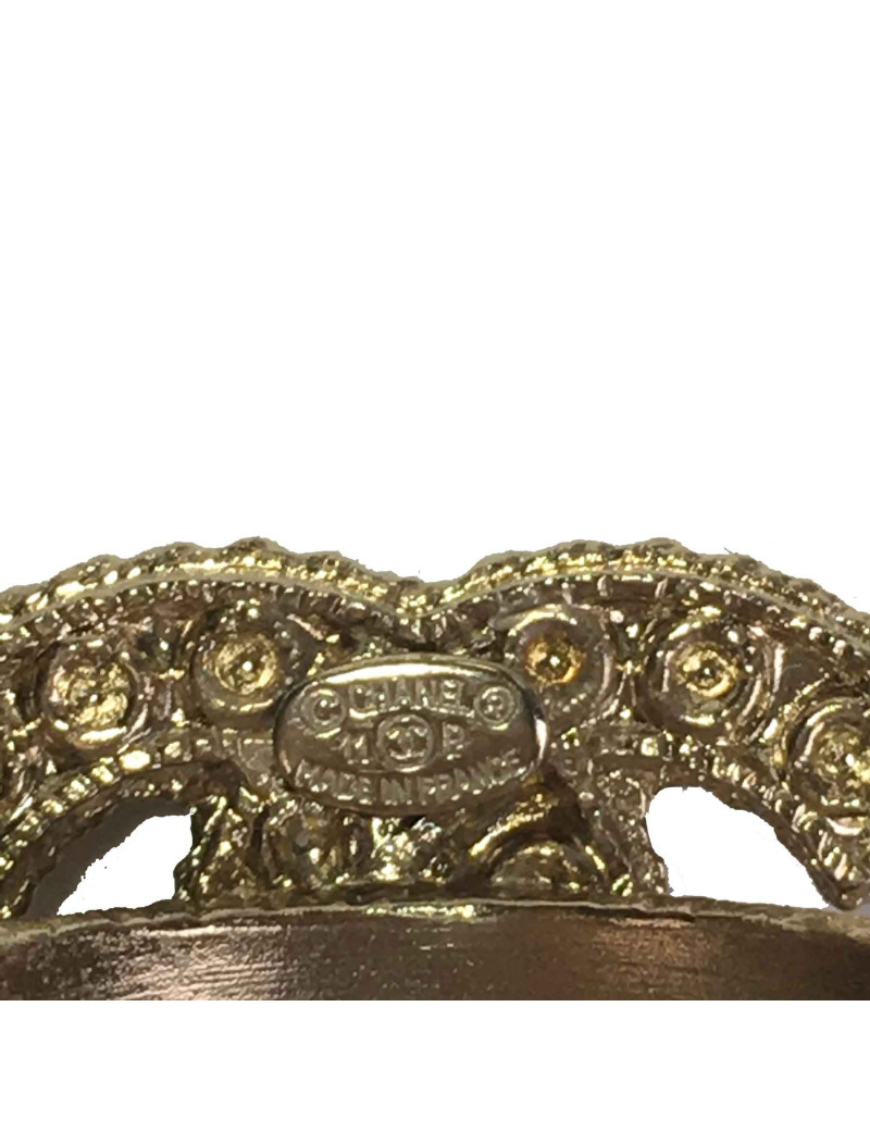 Bague CHANEL T50 CC perlée 