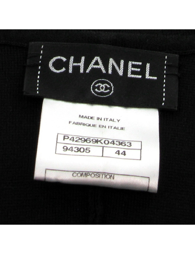 Veste sans manches CHANEL noire T44