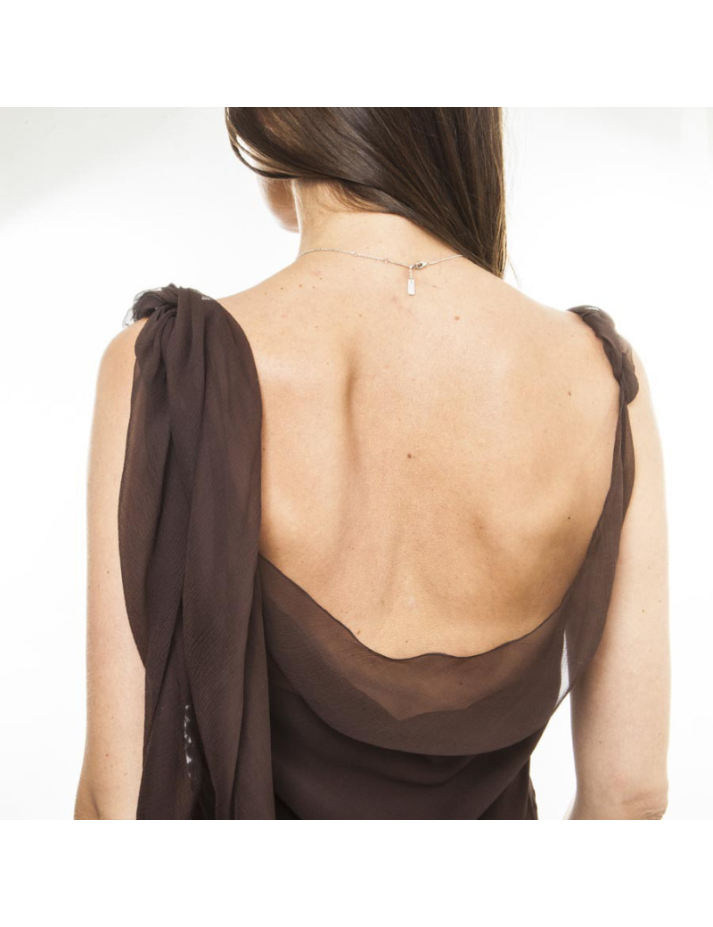 Robe CHRISTIAN DIOR T 40 FR longue marron