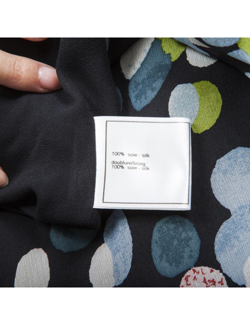 Robe CHANEL T40 FR longue et fluide multicolor