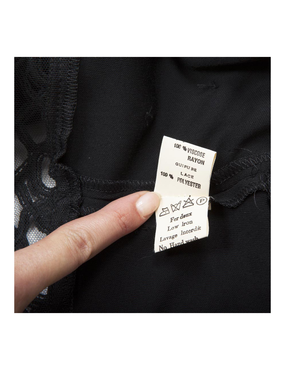 JIKI Monte Carlo Long Evening Dress in black viscose and tulle 38FR