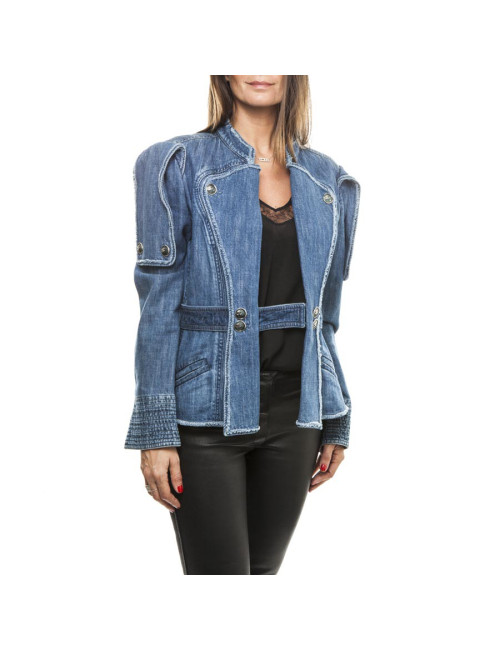 Veste en jean CHANEL T 44