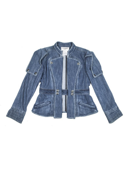 Veste en jean CHANEL T 44