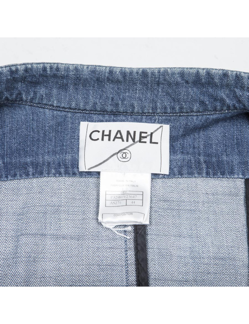 Veste en jean CHANEL T 44