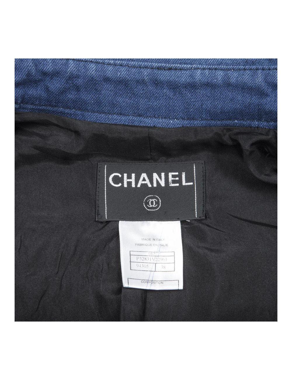 Blouson CHANEL Jean s t 38