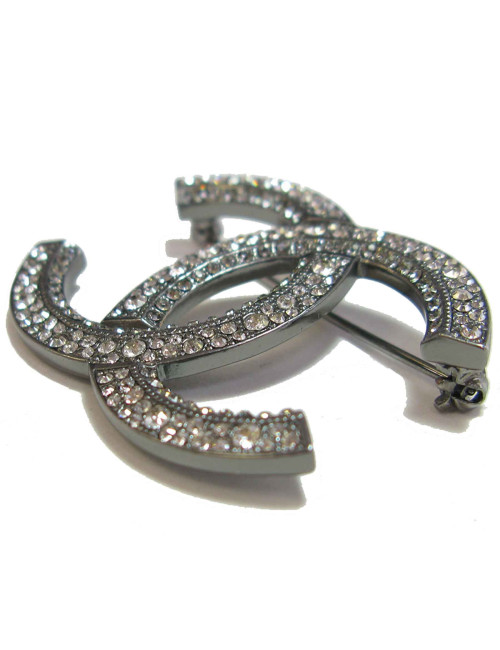 Broche CHANEL double C