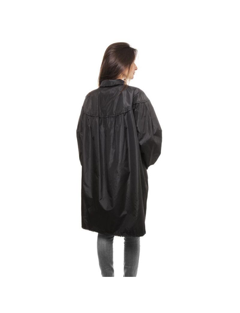 Veste longue t 38 CHANEL organza noir