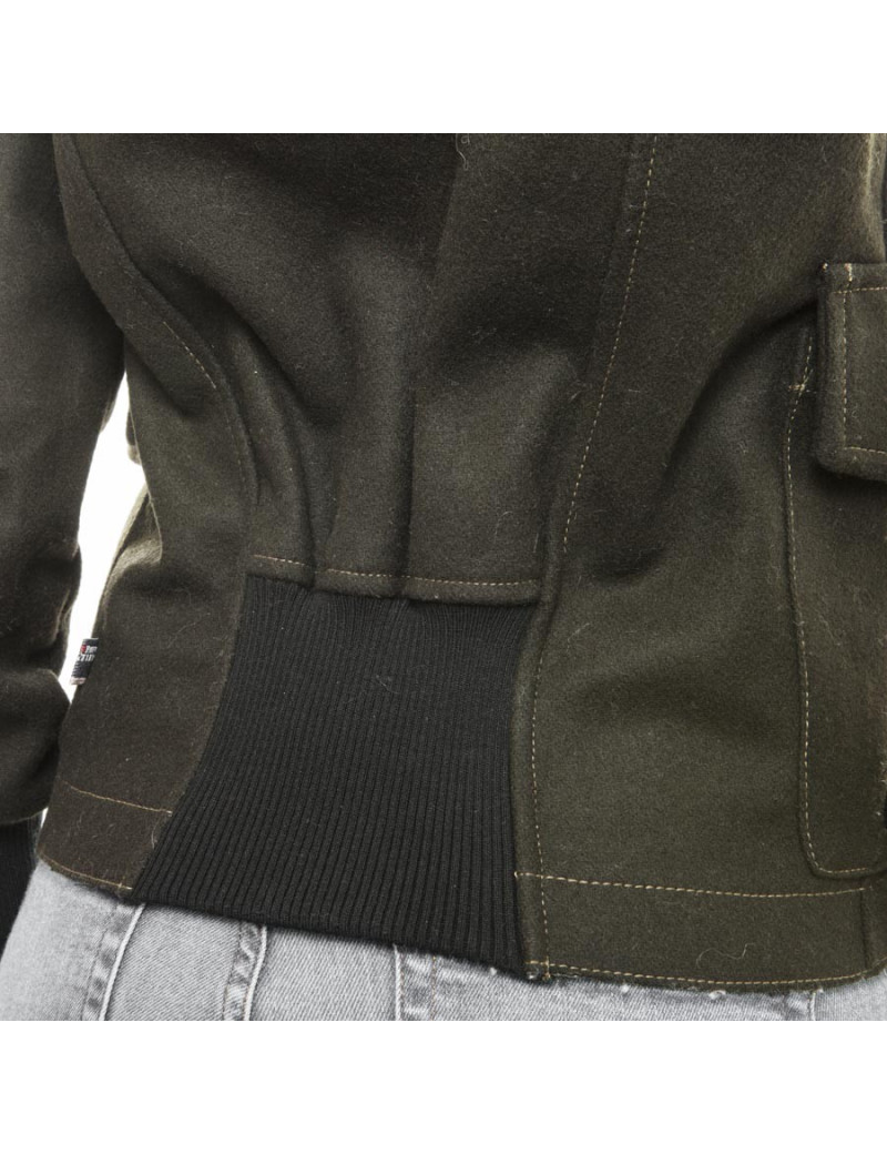 Blouson JEAN PAUL GAULTIER  toile vert kaki