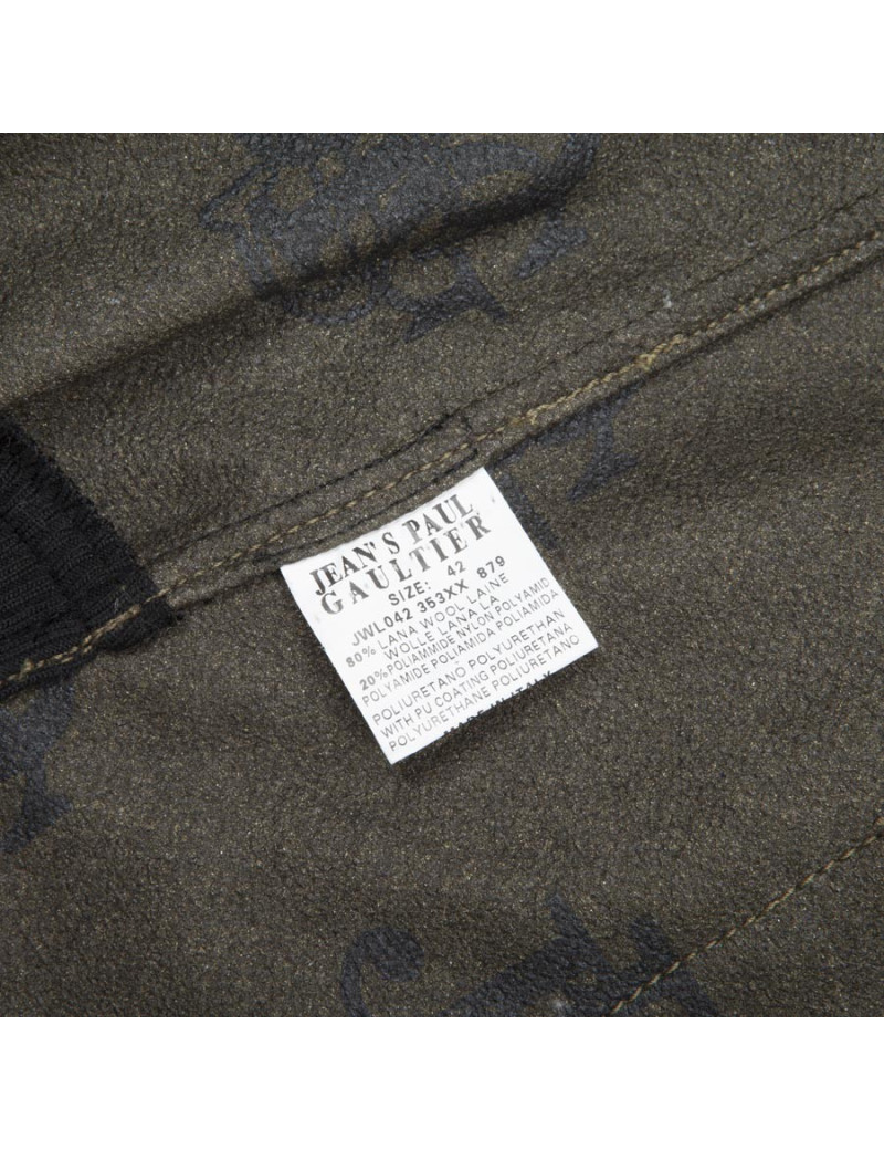 Blouson JEAN PAUL GAULTIER  toile vert kaki