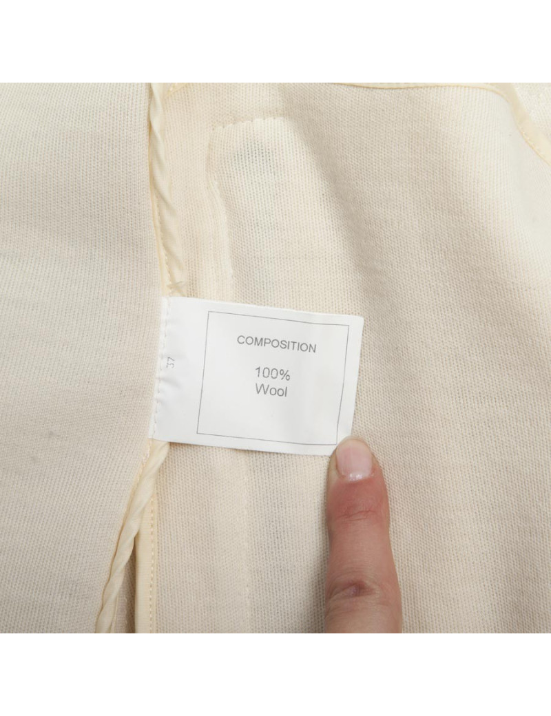 Blouson CHANEL T 38 zippé beige