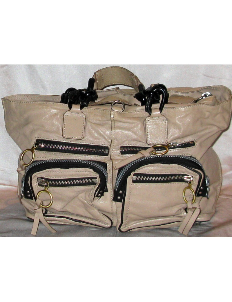 Sac CHLOE en cuir beige