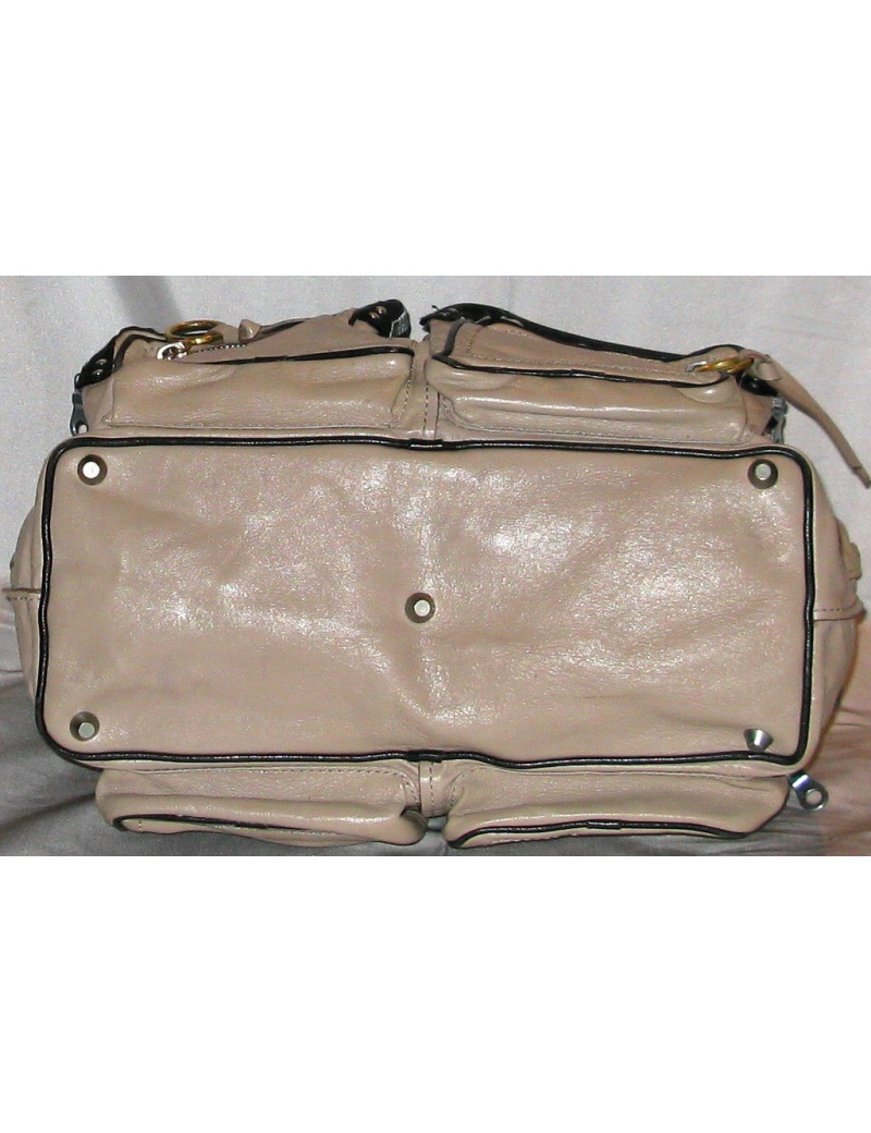 Sac CHLOE en cuir beige