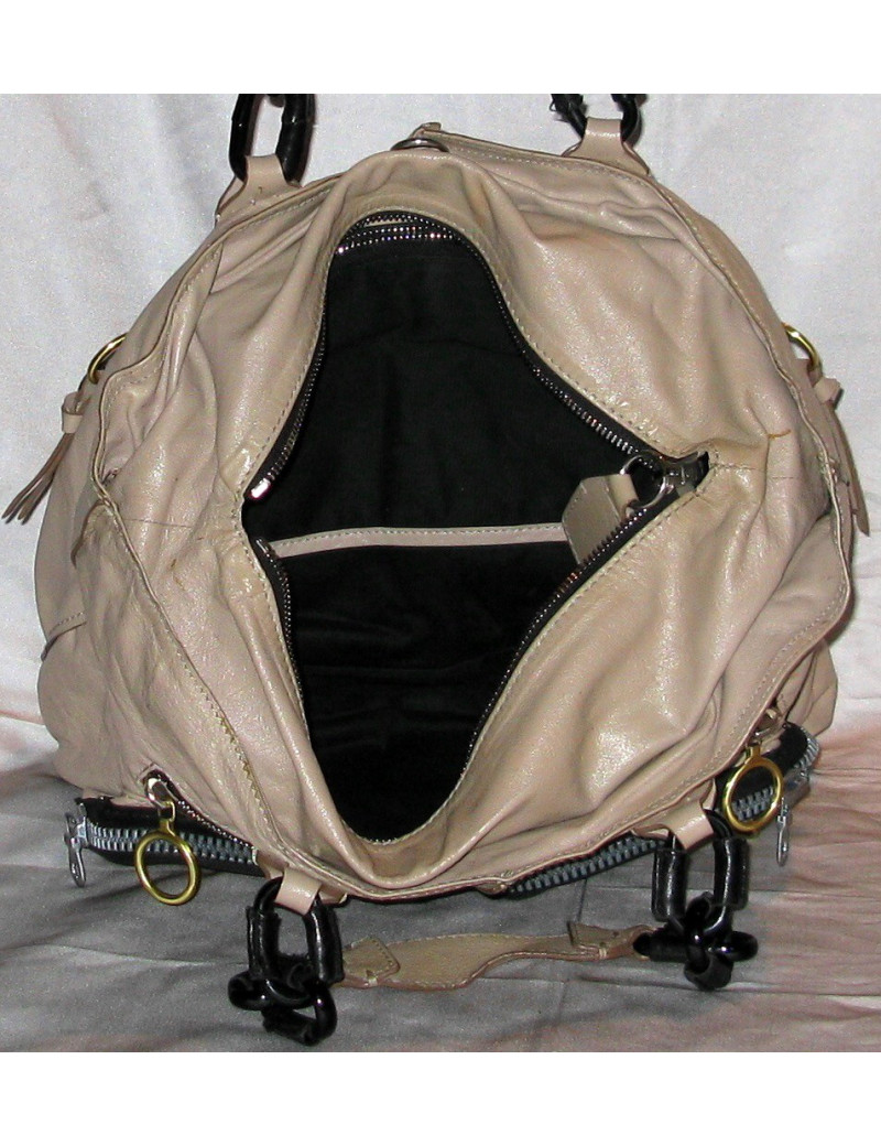 Sac CHLOE en cuir beige