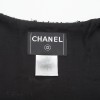 CHANEL jacket in black tweed with silver thread 'Coco, Cambon Paris, Chanel' size 44 EU