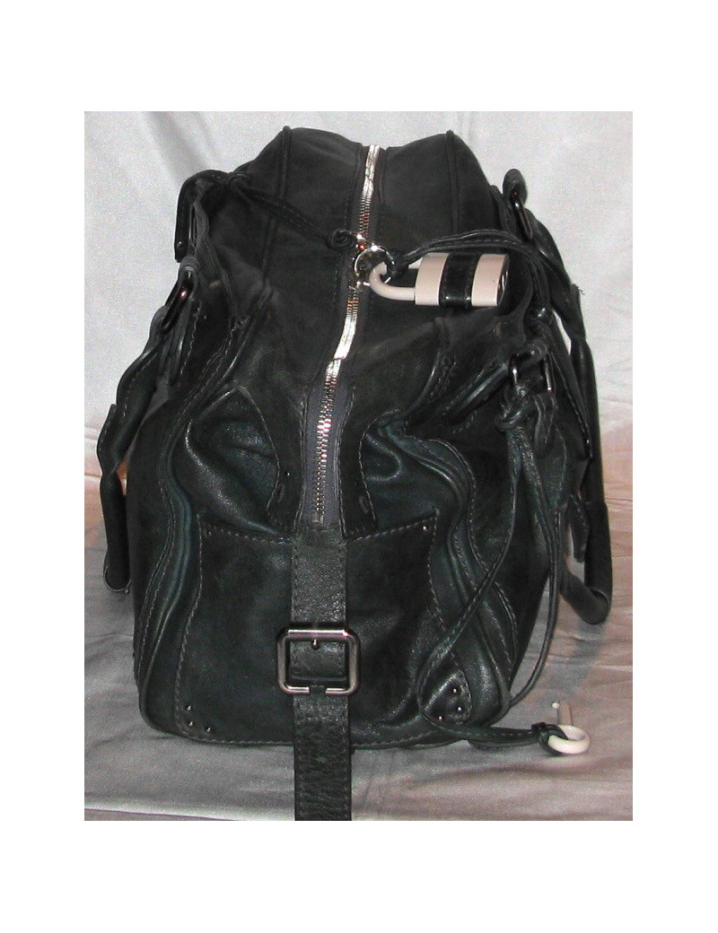 Sac CHLOE en cuir vert foncé 