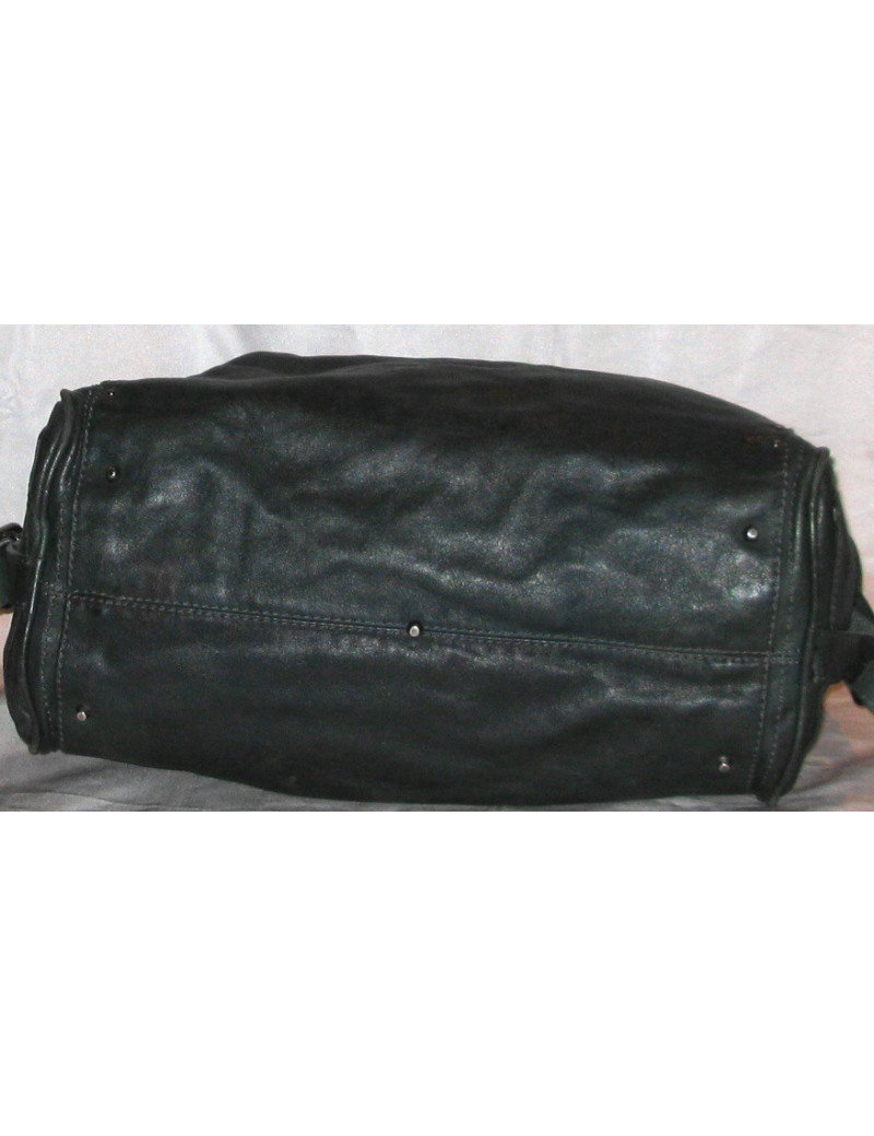 Sac CHLOE en cuir vert foncé 