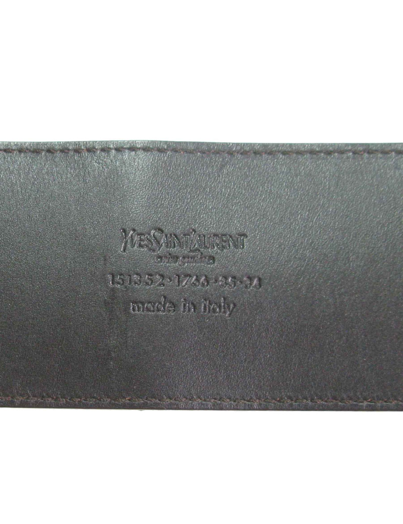 xxx Ceinture  YSL YVES SAINT LAURENT T85 poulain façon léopard
