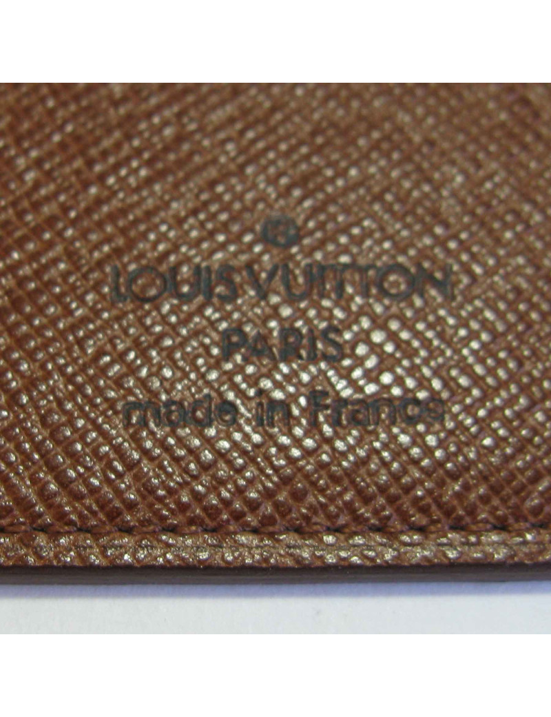 xxx Porte-cartes LOUIS VUITTON toile monogram et cuir gold