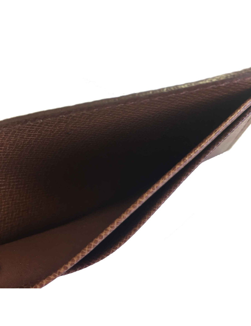 xxx Porte-cartes LOUIS VUITTON toile monogram et cuir gold